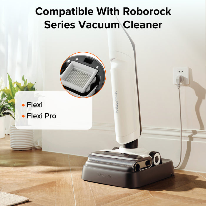 roborock wasbaar vervangingsfilter voor de flexi pro en flexi lite draadloze nat-droog stofzuiger.