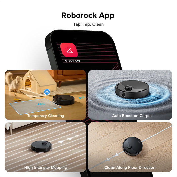 roborock q10 s5 robotstofzuiger en -dweil met 10.000 pa zuigkracht
