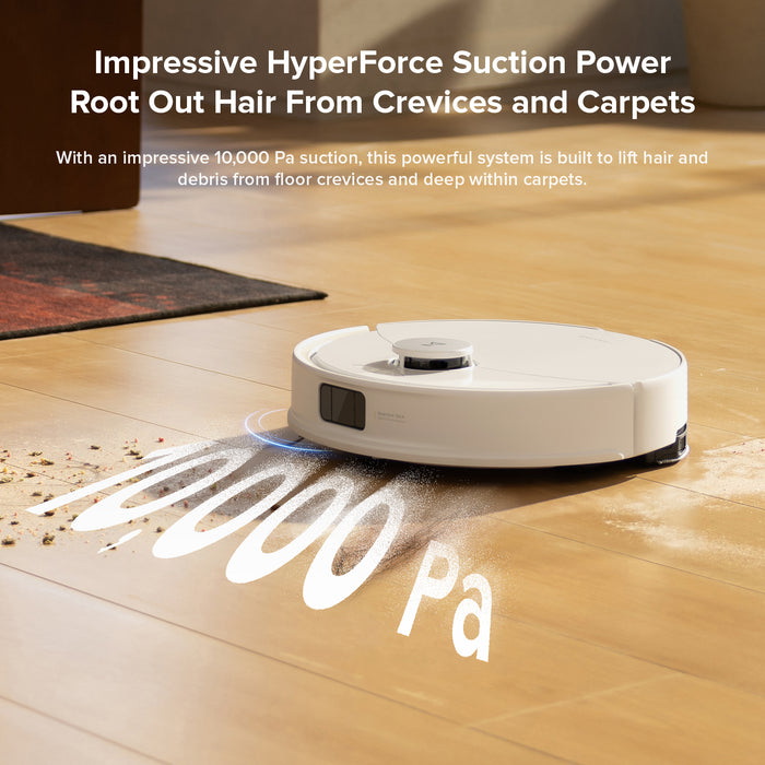 roborock q10 x5 robotstofzuiger en -dweilrobot met 10.000 pa zuigkracht.