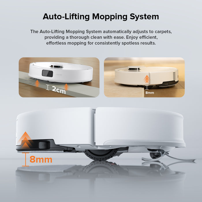 roborock q10 x5 robotstofzuiger en -dweilrobot met 10.000 pa zuigkracht.