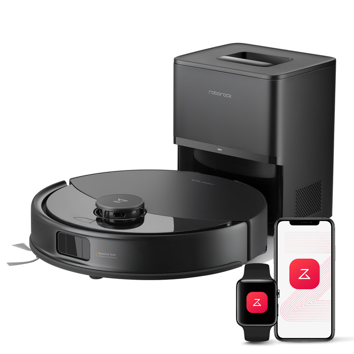 roborock q10 x5 robotstofzuiger en -dweilrobot met automatisch leegmakend laadstation