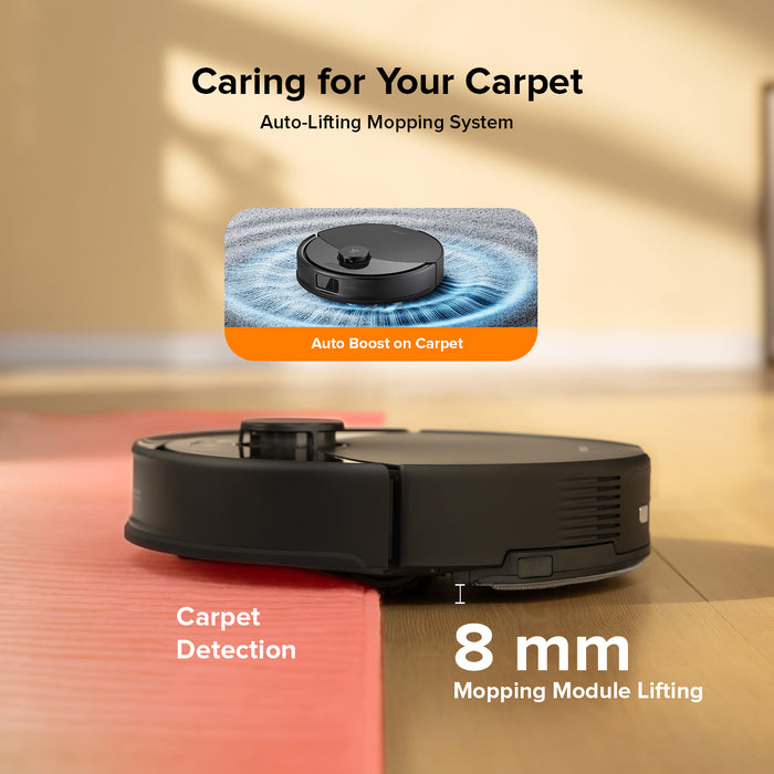 roborock q10 x5 robotstofzuiger en -dweilrobot met automatisch leegmakend laadstation