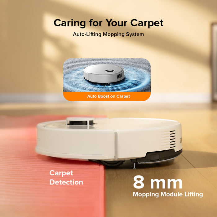 roborock q10 x5 robotstofzuiger en -dweilrobot met automatisch leegmakend laadstation