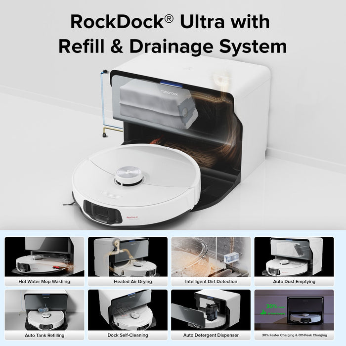 roborock s8 maxv ultra met navul- en afvoersysteem
