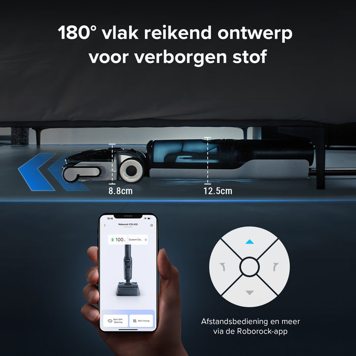 roborock f25 ace f25 alt nat- en droogstofzuiger