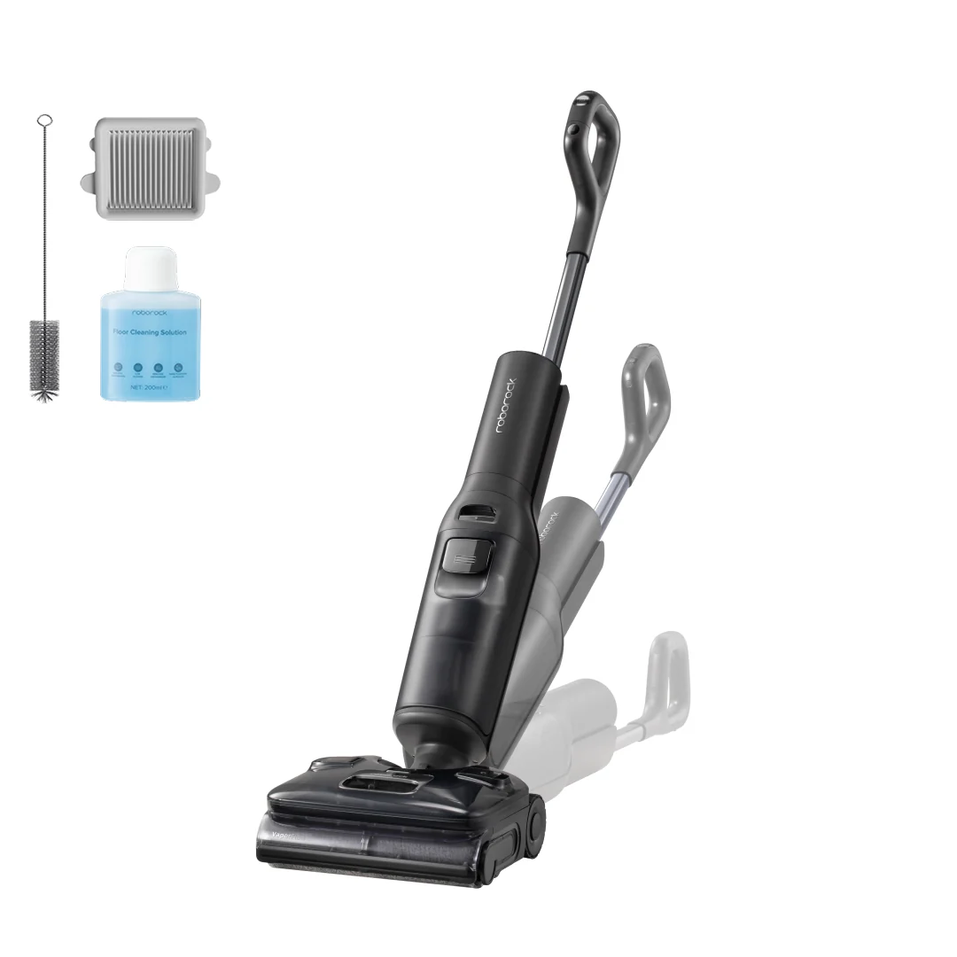 roborock f25 ultra nat- en droogzuiger met stoom en hoge temperatuur cl